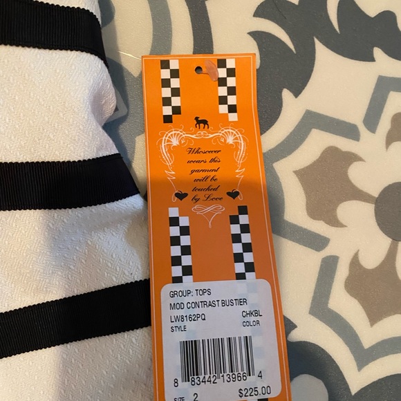 L.A.M.B striped strapless top!! Tags still on. - Picture 3 of 3